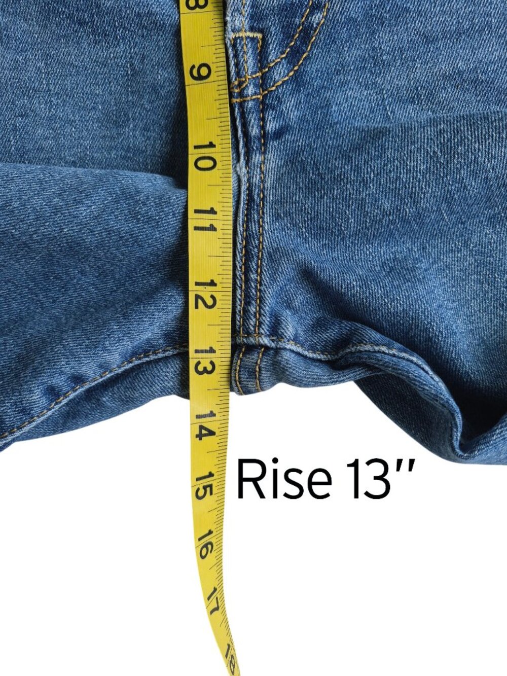 Levi's Premium Ribcage Straight Ankle Jeans Medium Wash Size 32 - Picture 12 of 16